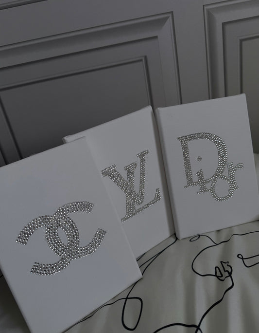 Silver designer trio