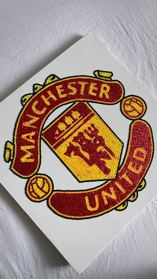 Manchester United football gem canvas