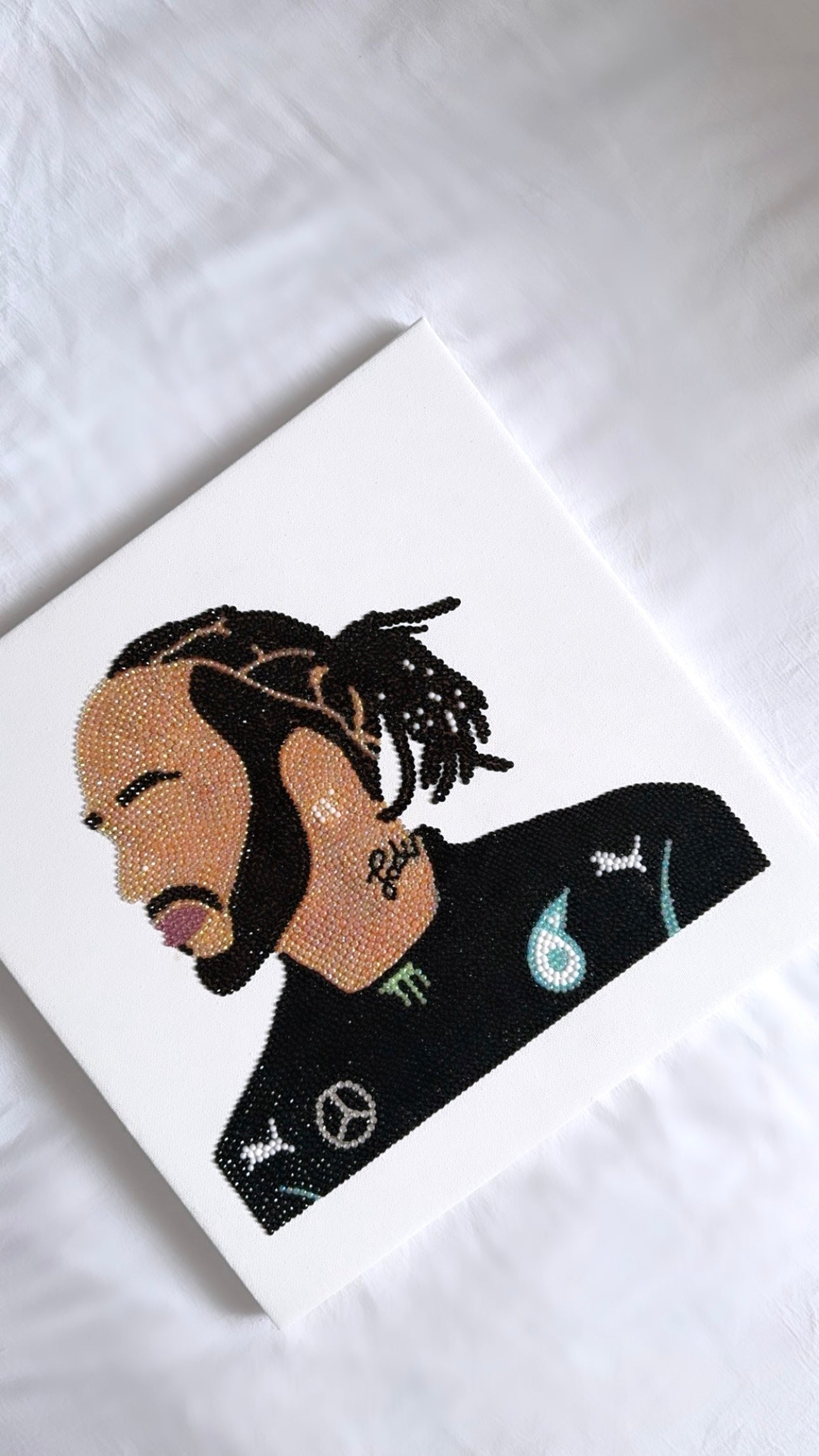 Lewis Hamilton gem canvas