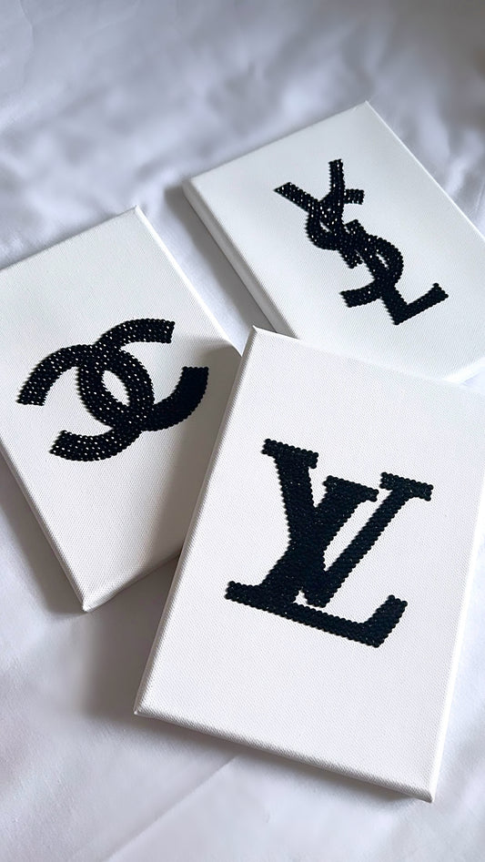 Designer trio gem canvas