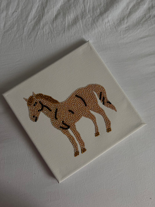 Horse gem canvas