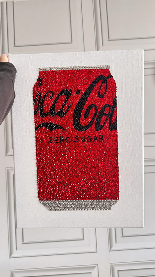 Coca Cola Zero gem canvas