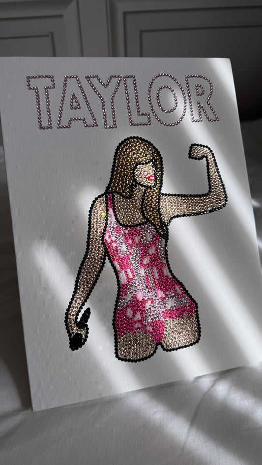Taylor swift gem canvas