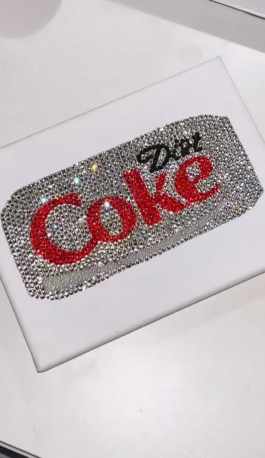 Diet Coke gem canvas