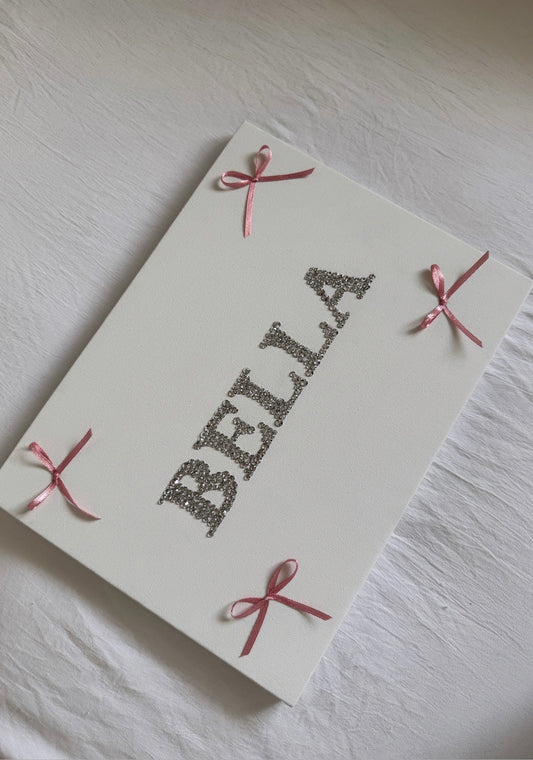 Bella gem name canvas