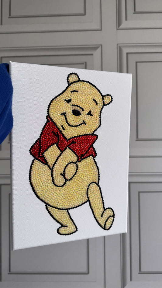Winnie the Pooh gem canvas