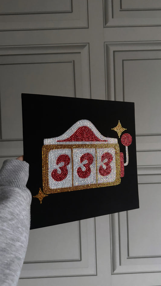 Lucky 333 canvas panel