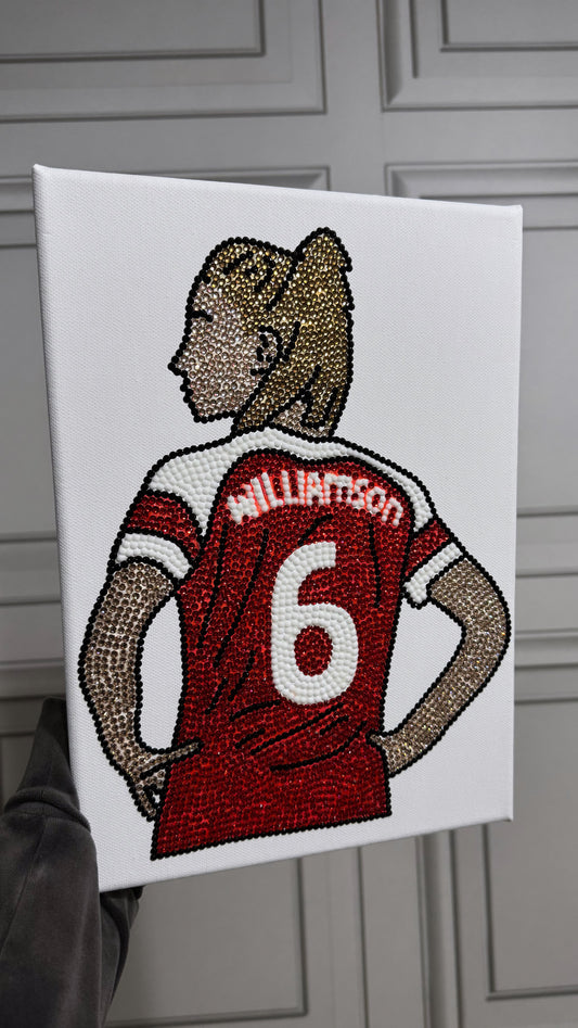 Leah Williamson gem canvas