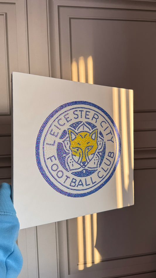 Leicester city gem canvas