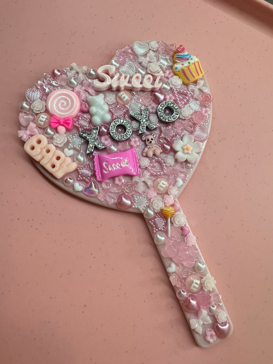 Pink junk mirror