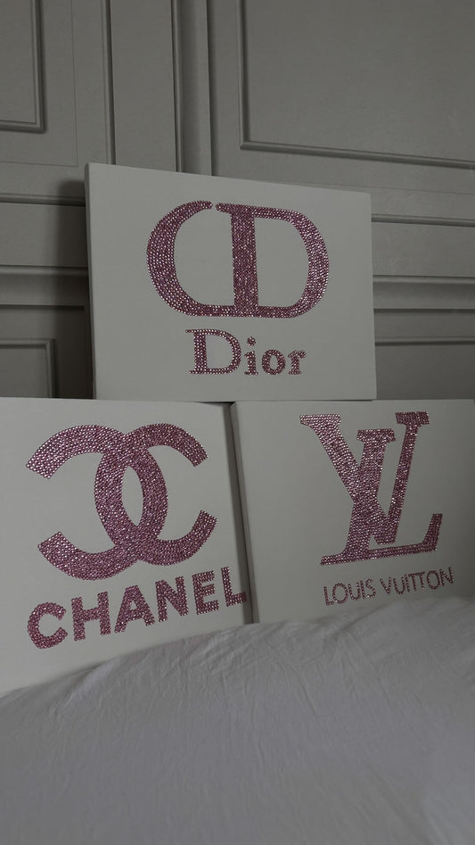Pink designer trio