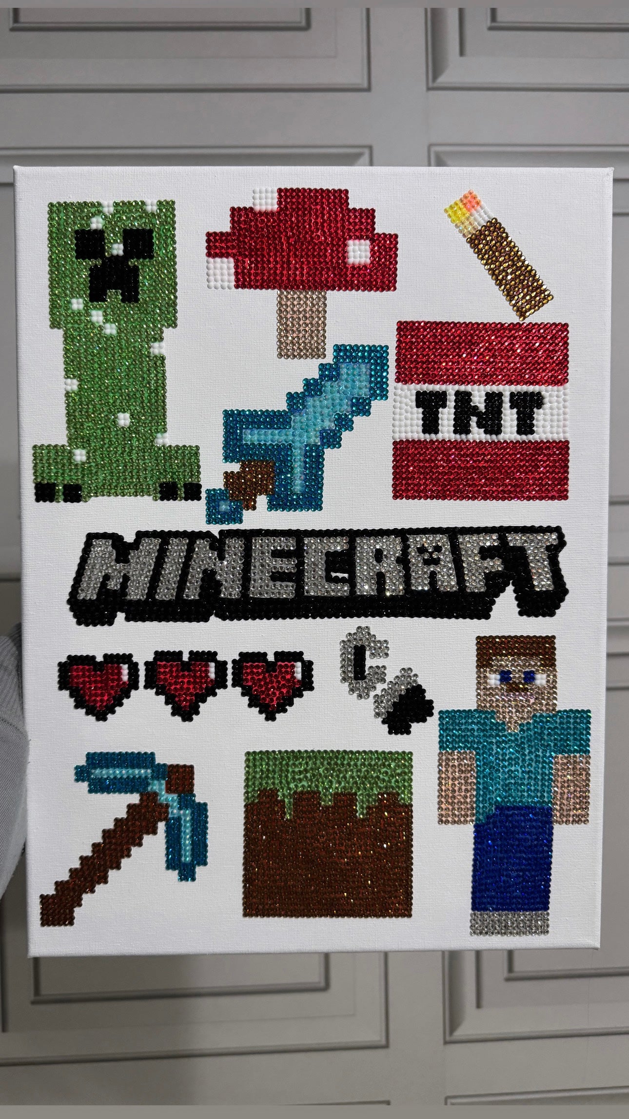 Minecraft gem canvas