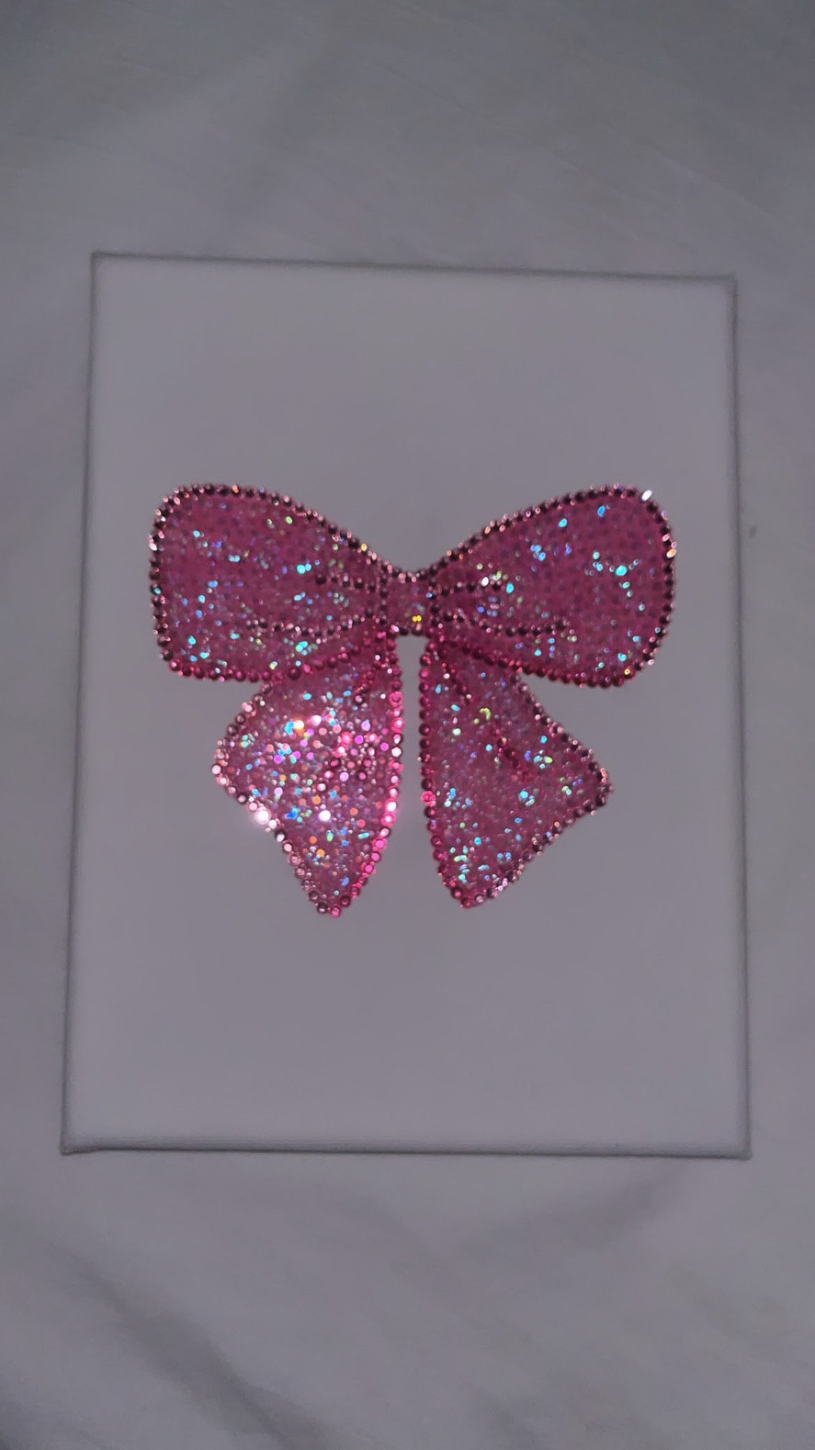 Pink bow