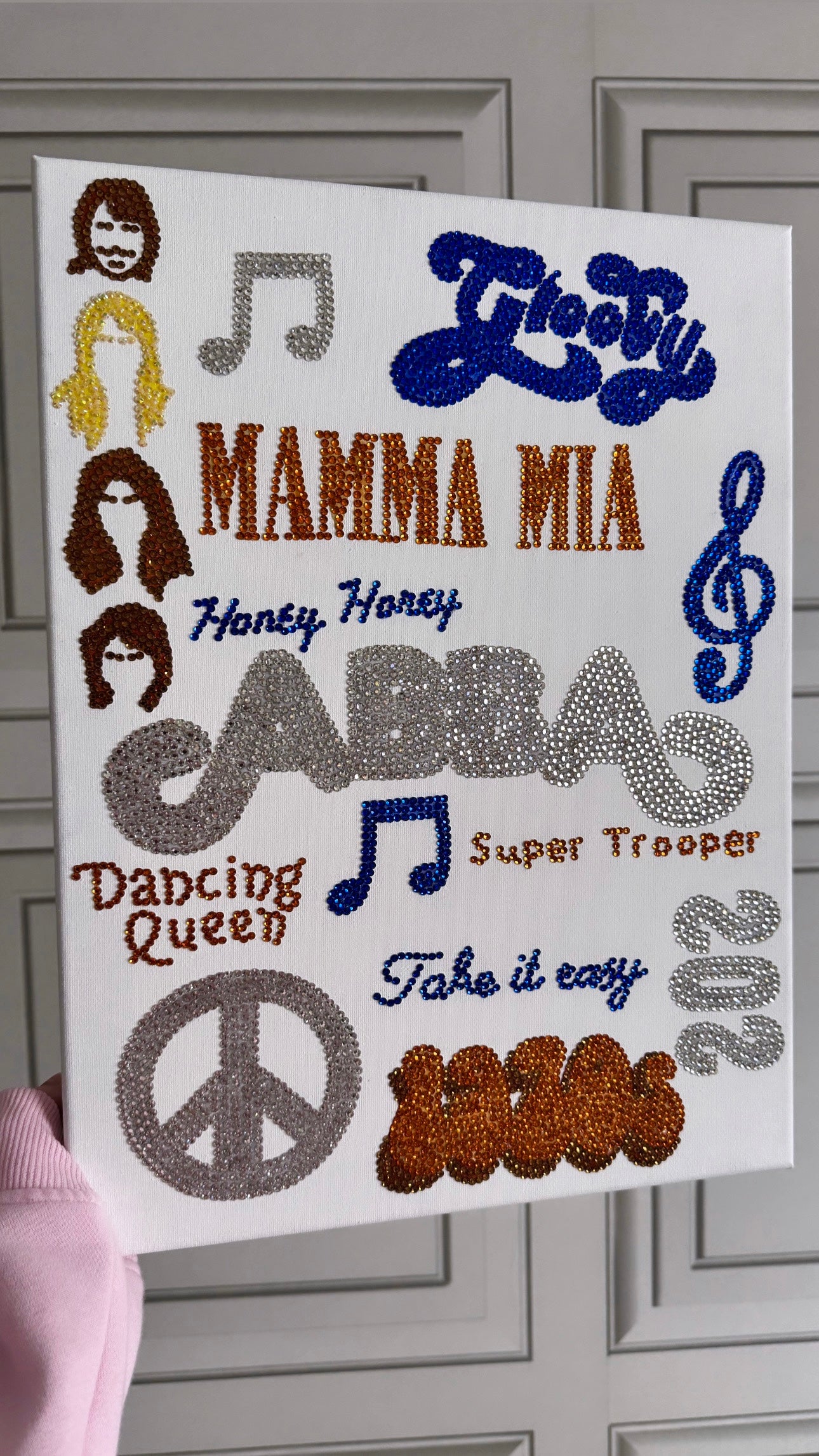 ABBA gem canvas