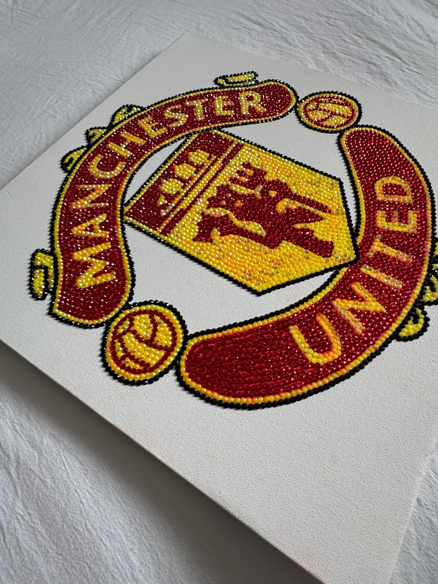 Manchester United football gem canvas