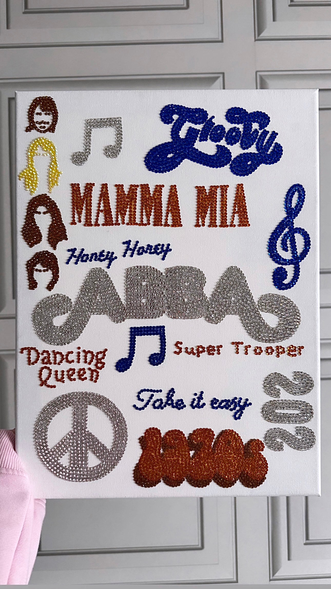 ABBA gem canvas
