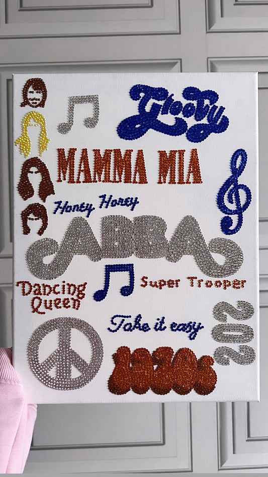 ABBA gem canvas