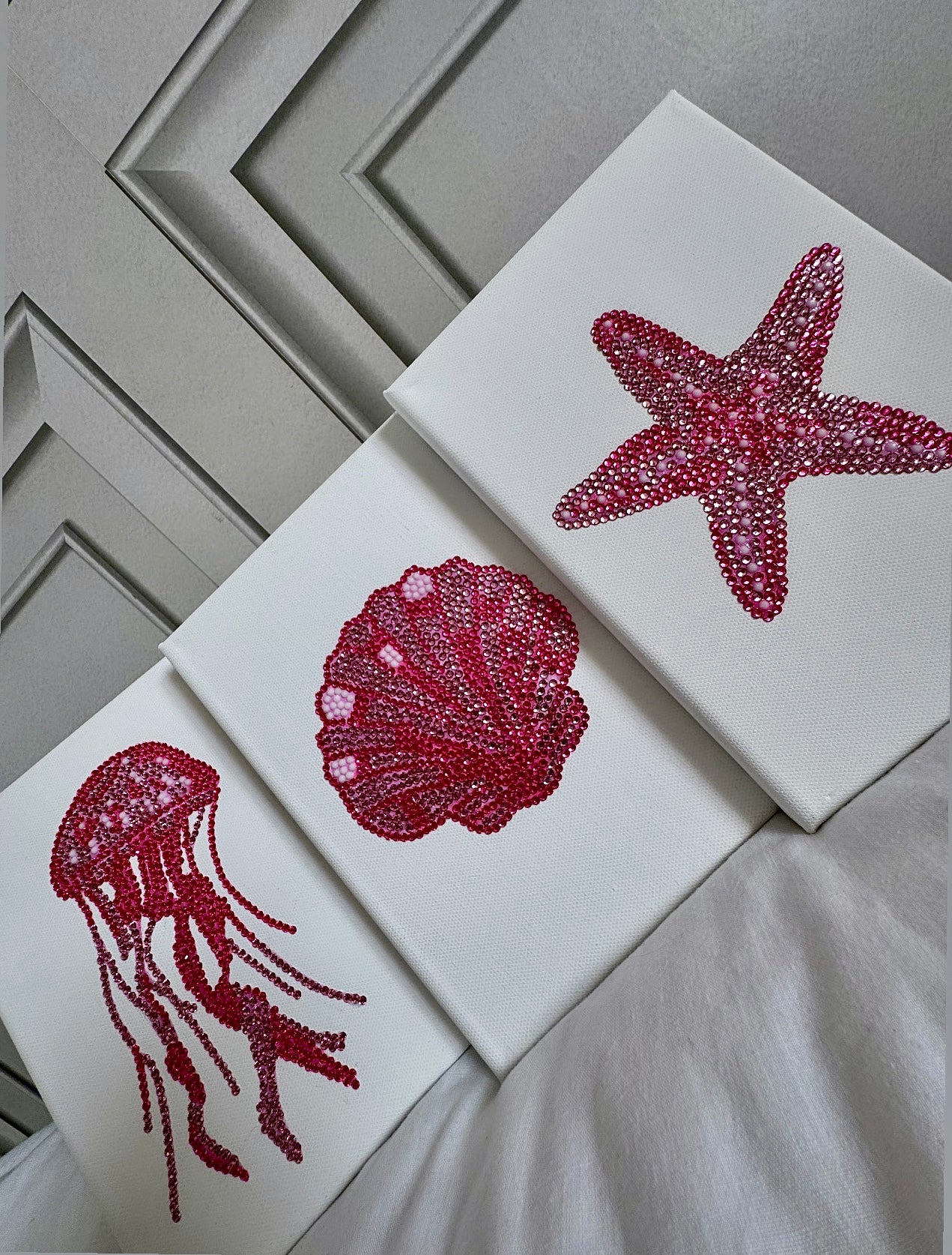 Pink under the sea trio (x3)