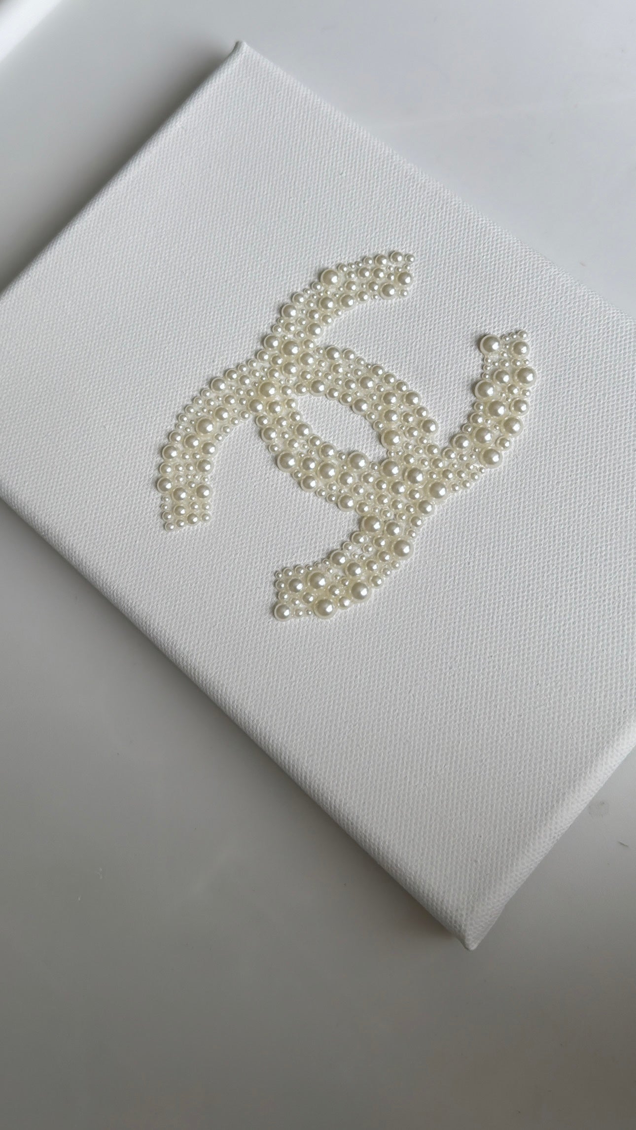 Pearl Chanel gem canvas
