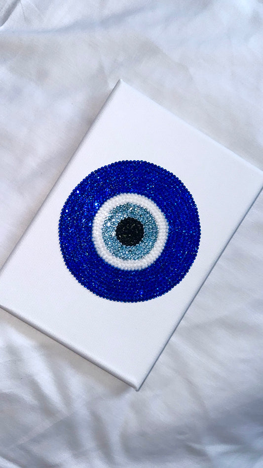 Blue evil eye