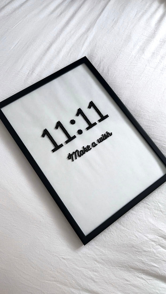 11:11 gem photo frame