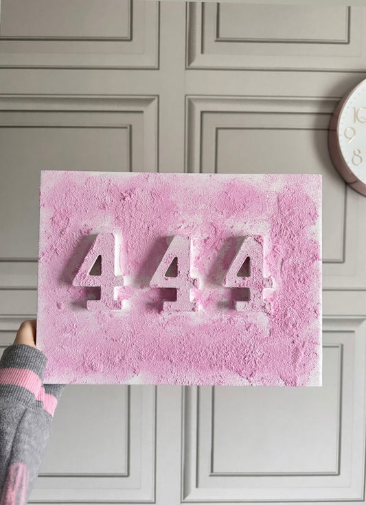 Textured 444 pink canvas