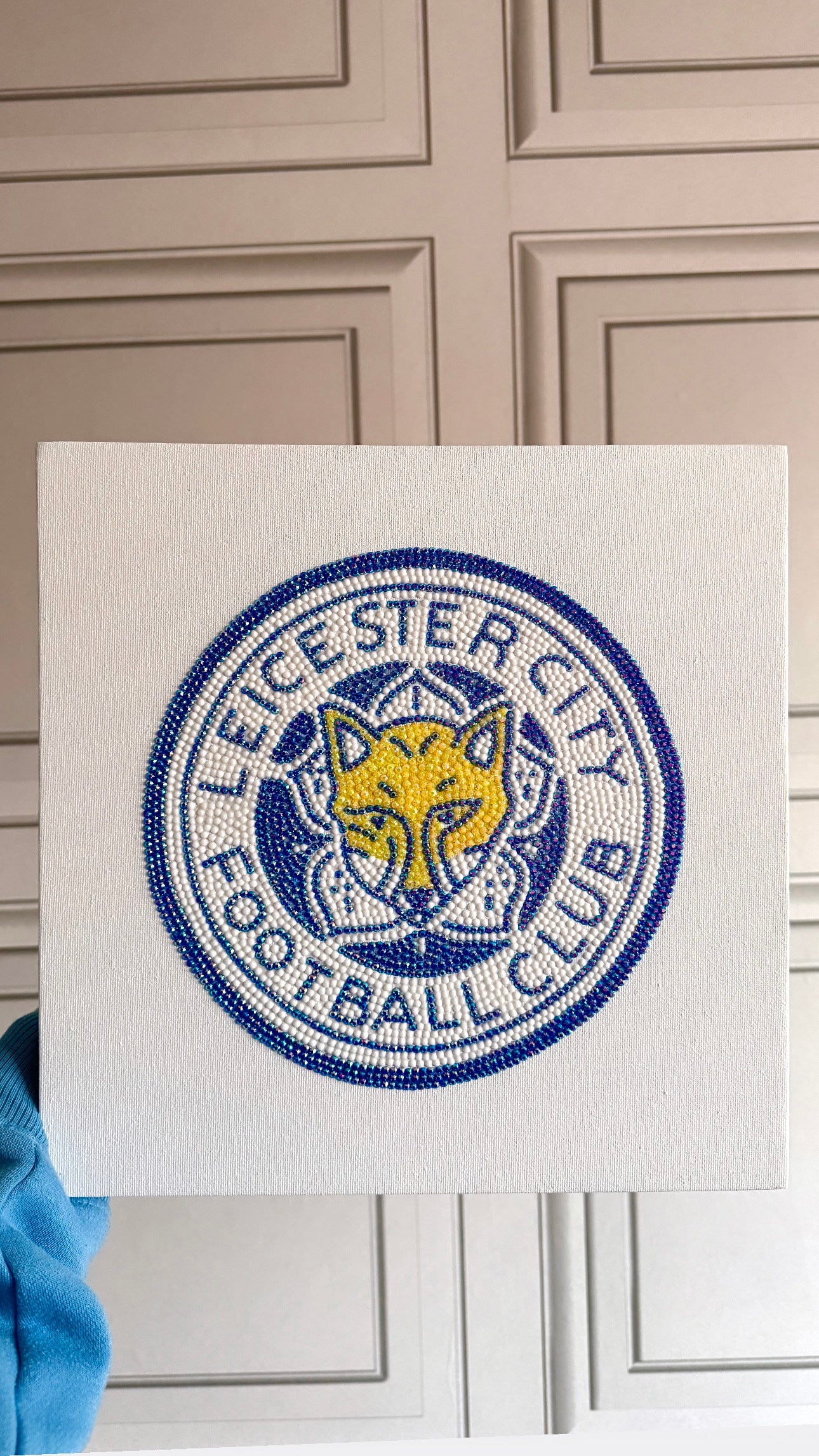 Leicester city gem canvas