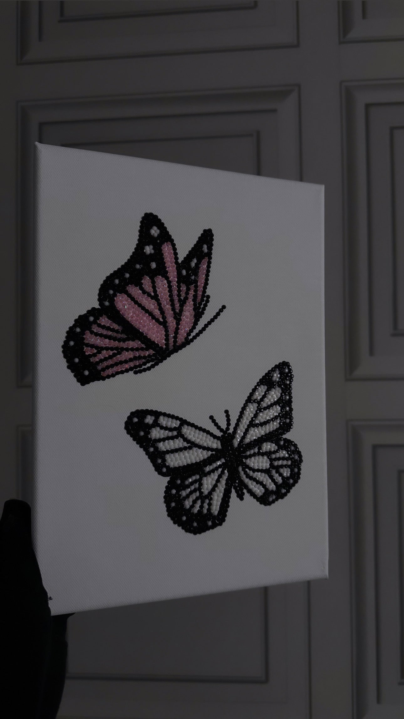 Butterfly gem canvas