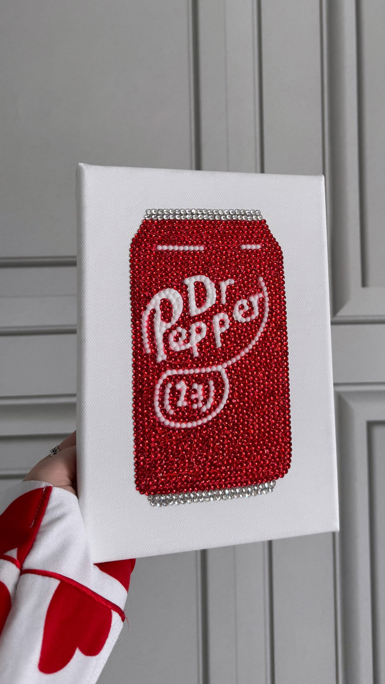 Dr Pepper gem canvas